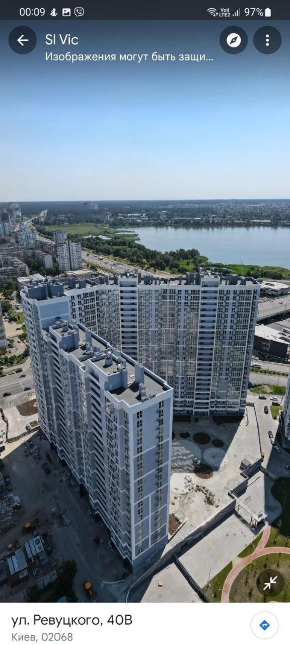 Квартира З Краєвидом На Озеро Kiev Esterno foto
